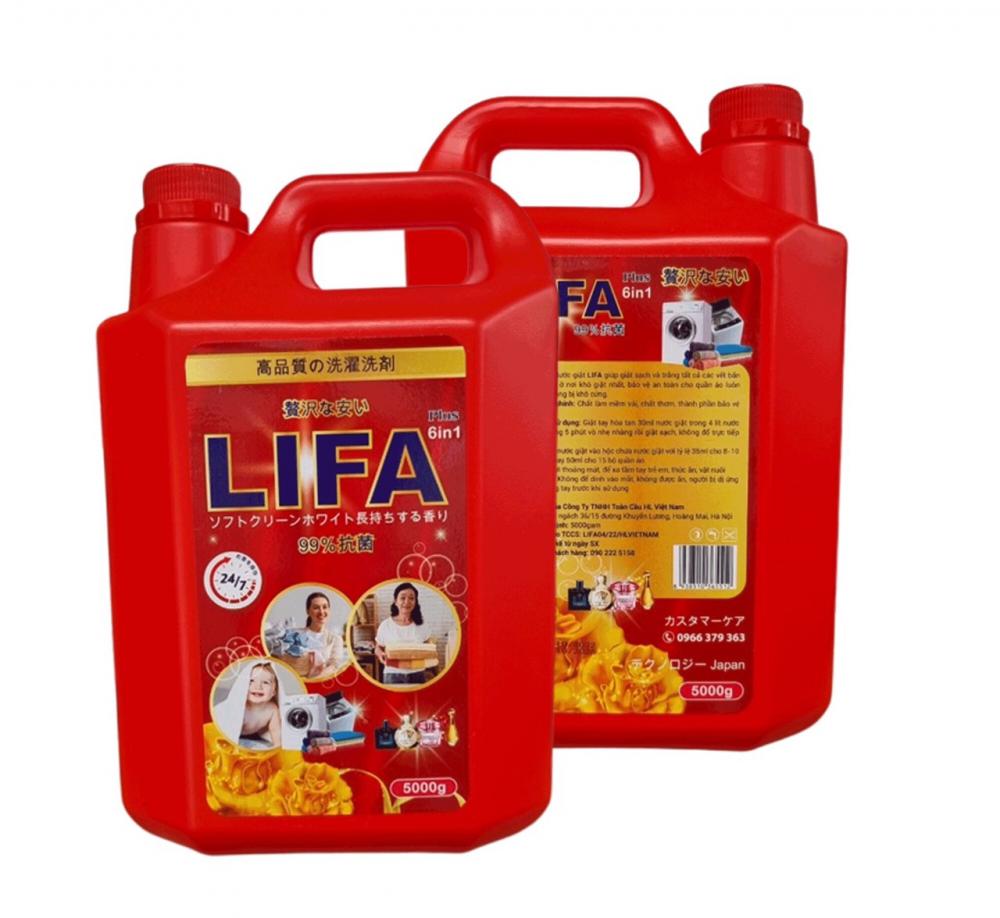 Nước giặt LIFA 5kg hương đỏ