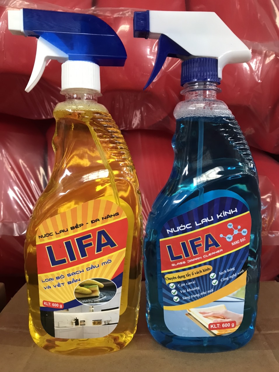 Nước lau kính, lau bếp đa năng 600ml