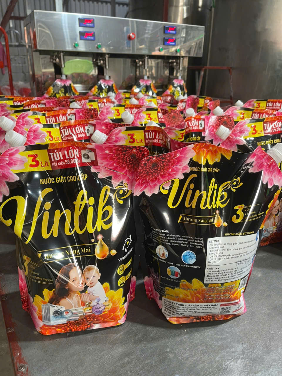 Nước giặt Vintik hương nắng mai